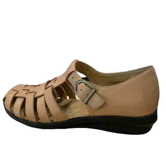 Array Aruba gladiator shoes. Leather uppers beige Closed toe size 7 - Picture 7 of 8